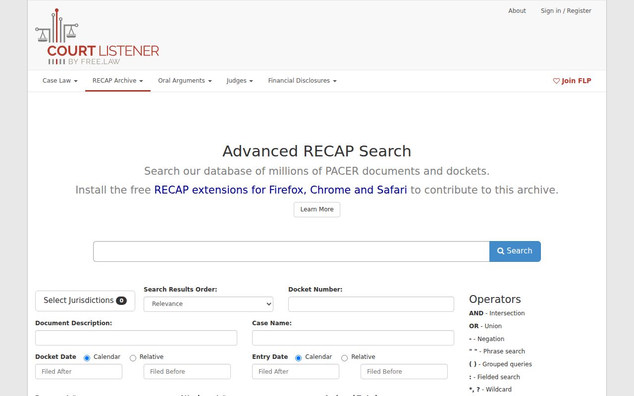 Hinsdale County federal docket search RECAP archive