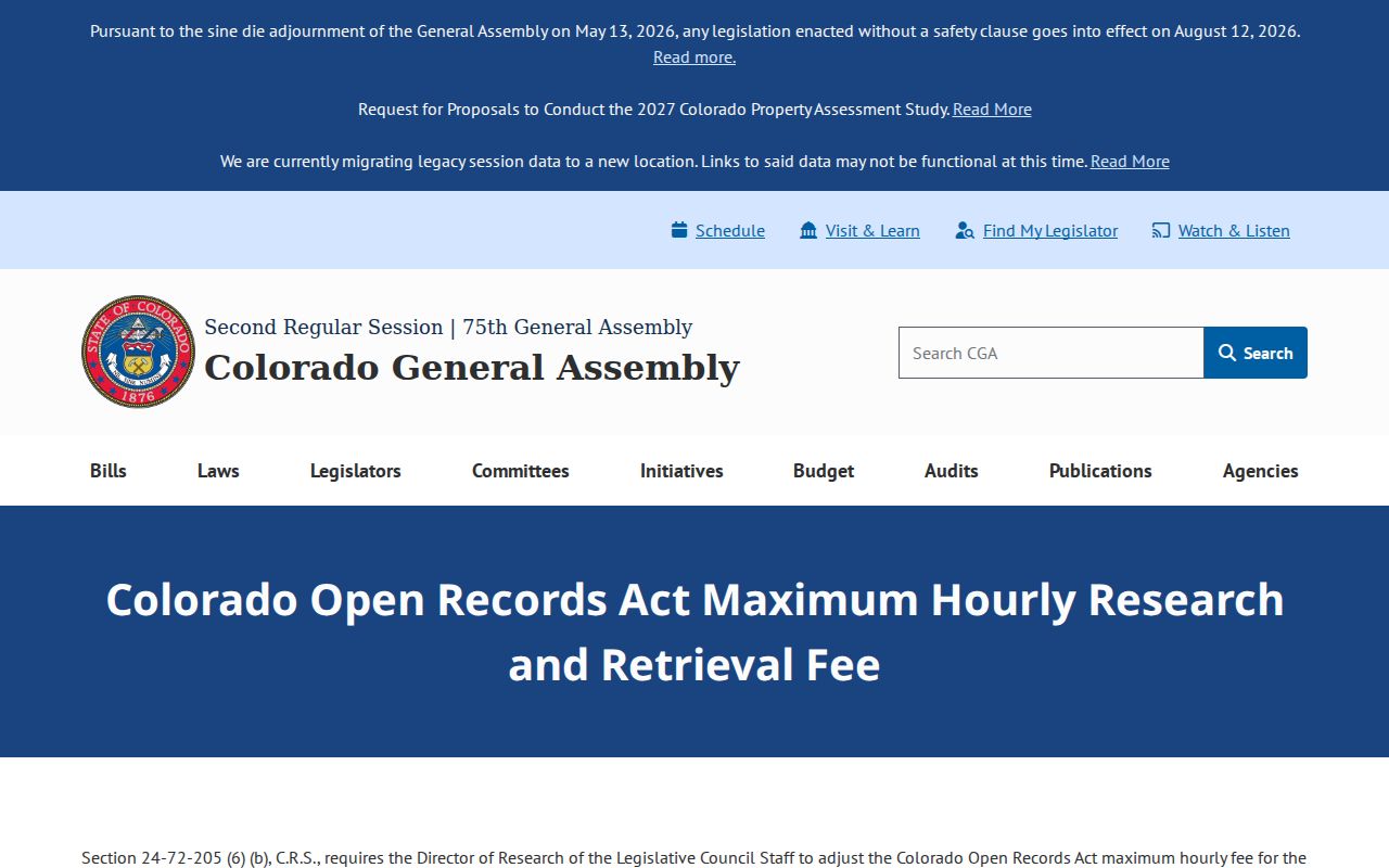 Hinsdale County civil docket research and retrieval fees