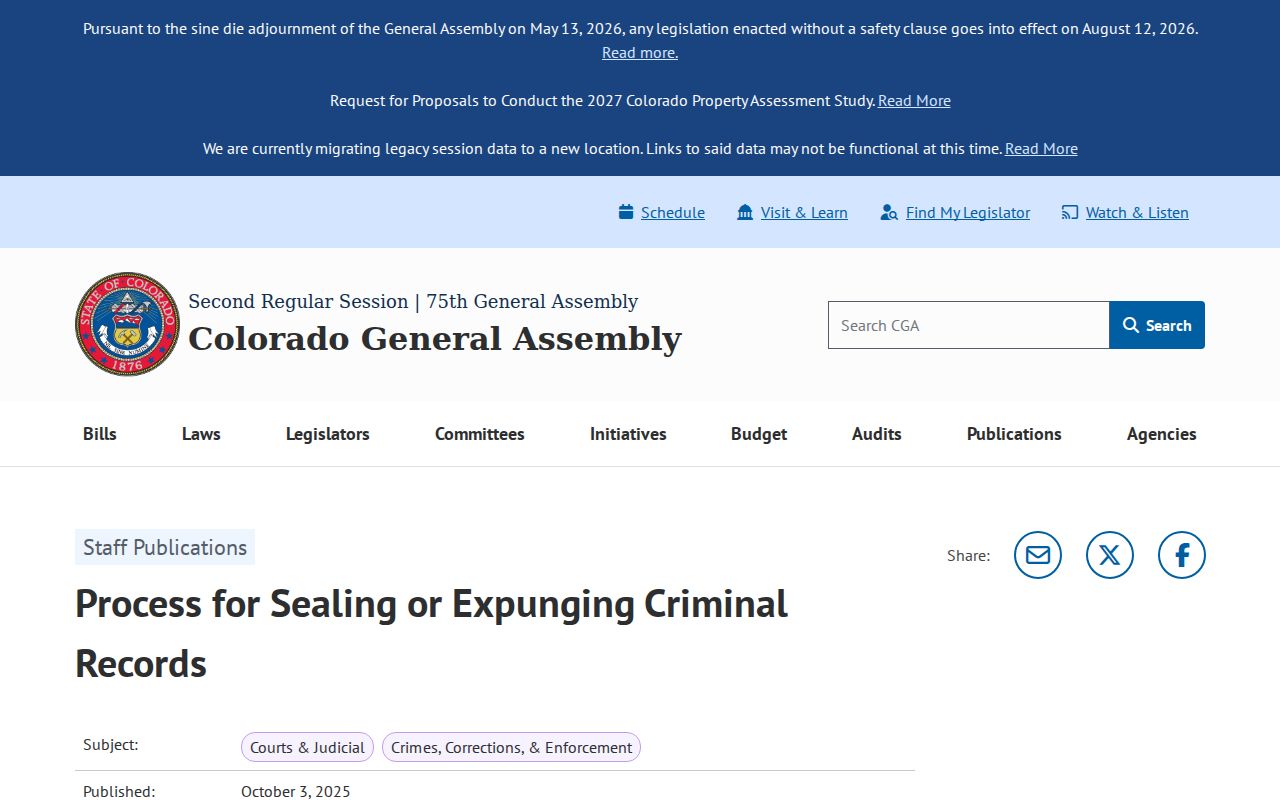 Hinsdale County criminal docket sealing information